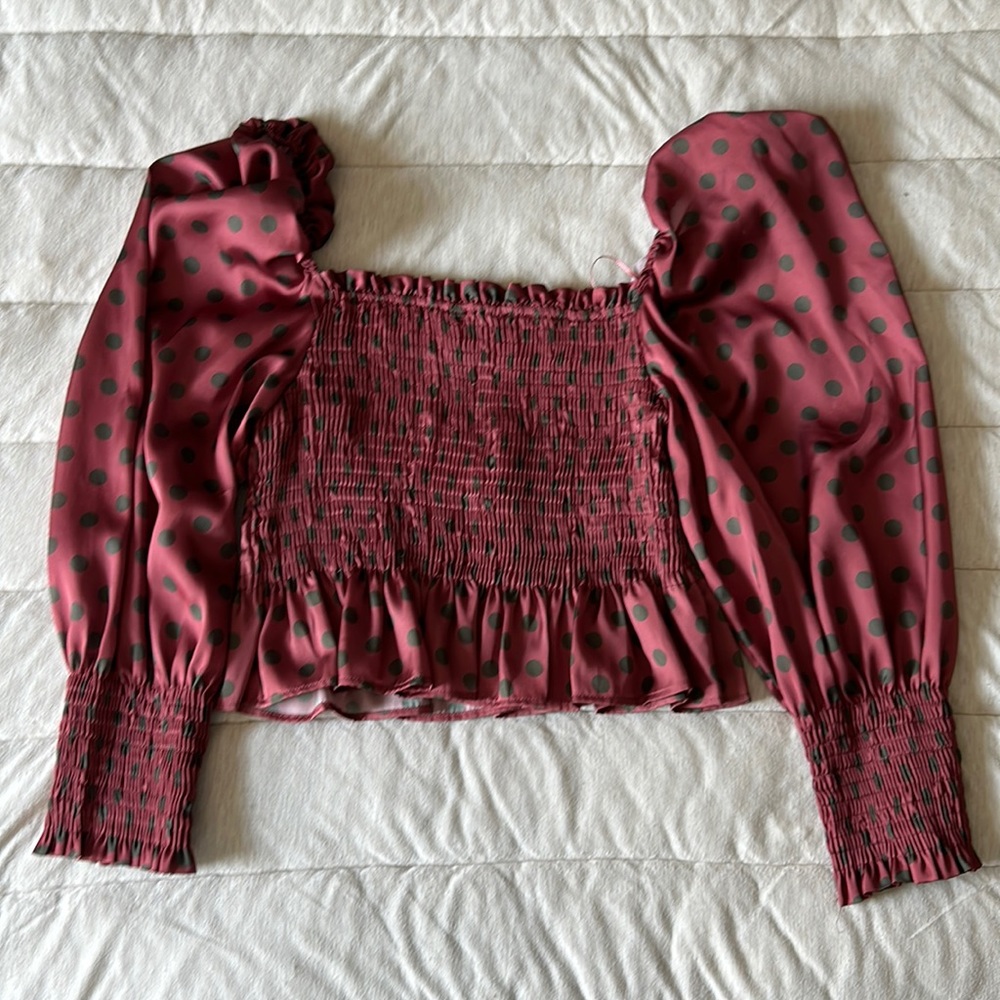 Satin Zara top